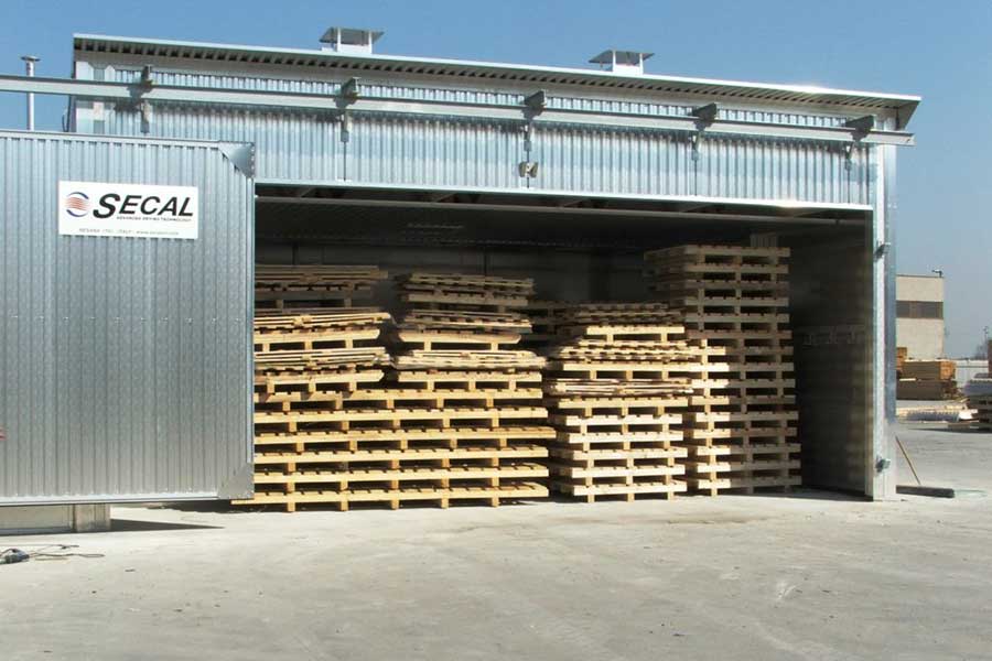 Forno trattamento HT imballaggi legno LBA Srl Imballaggi Industriali